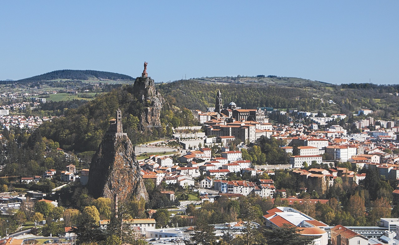 the puy in velay auvergne volcanoes free photo