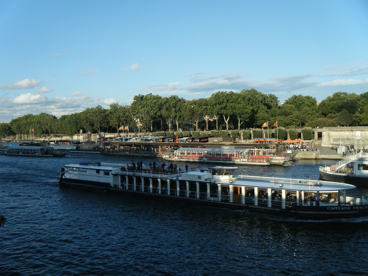 the river seine bridge paris free photo