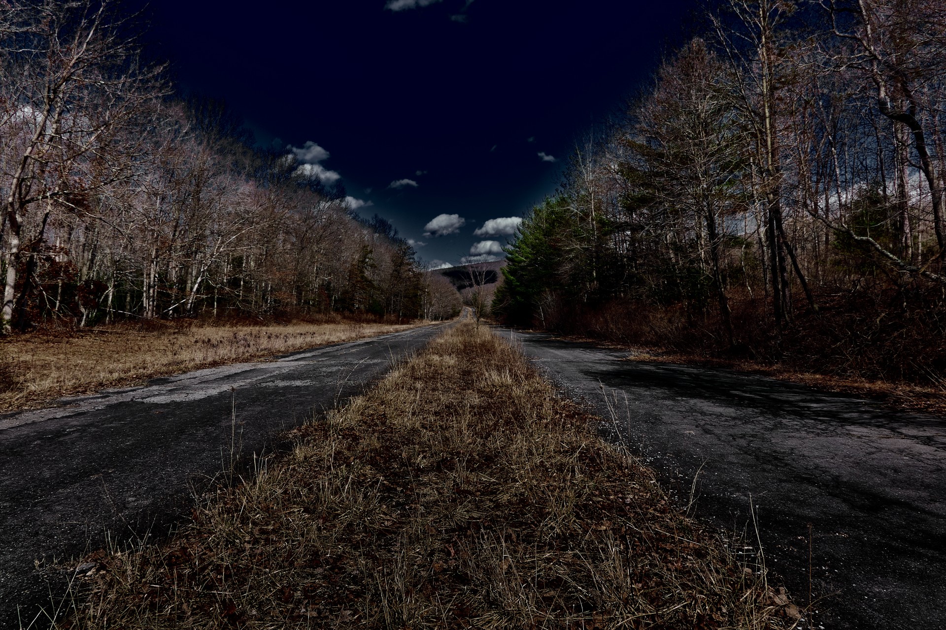 abandoned road turnpike free photo