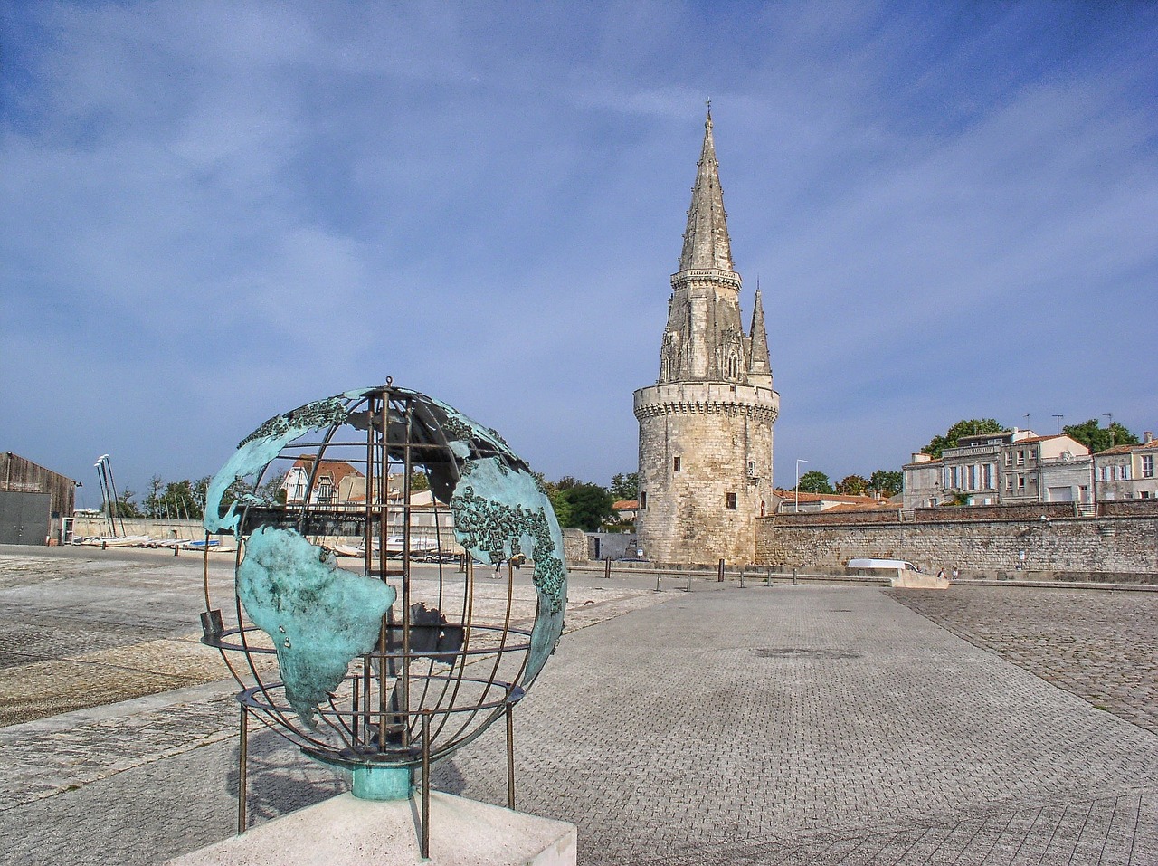 the rochelle sculpture globe free photo