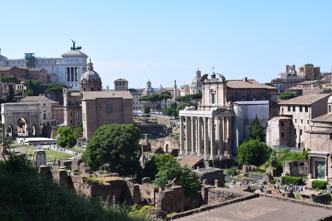 the roman forum ancient rome history free photo