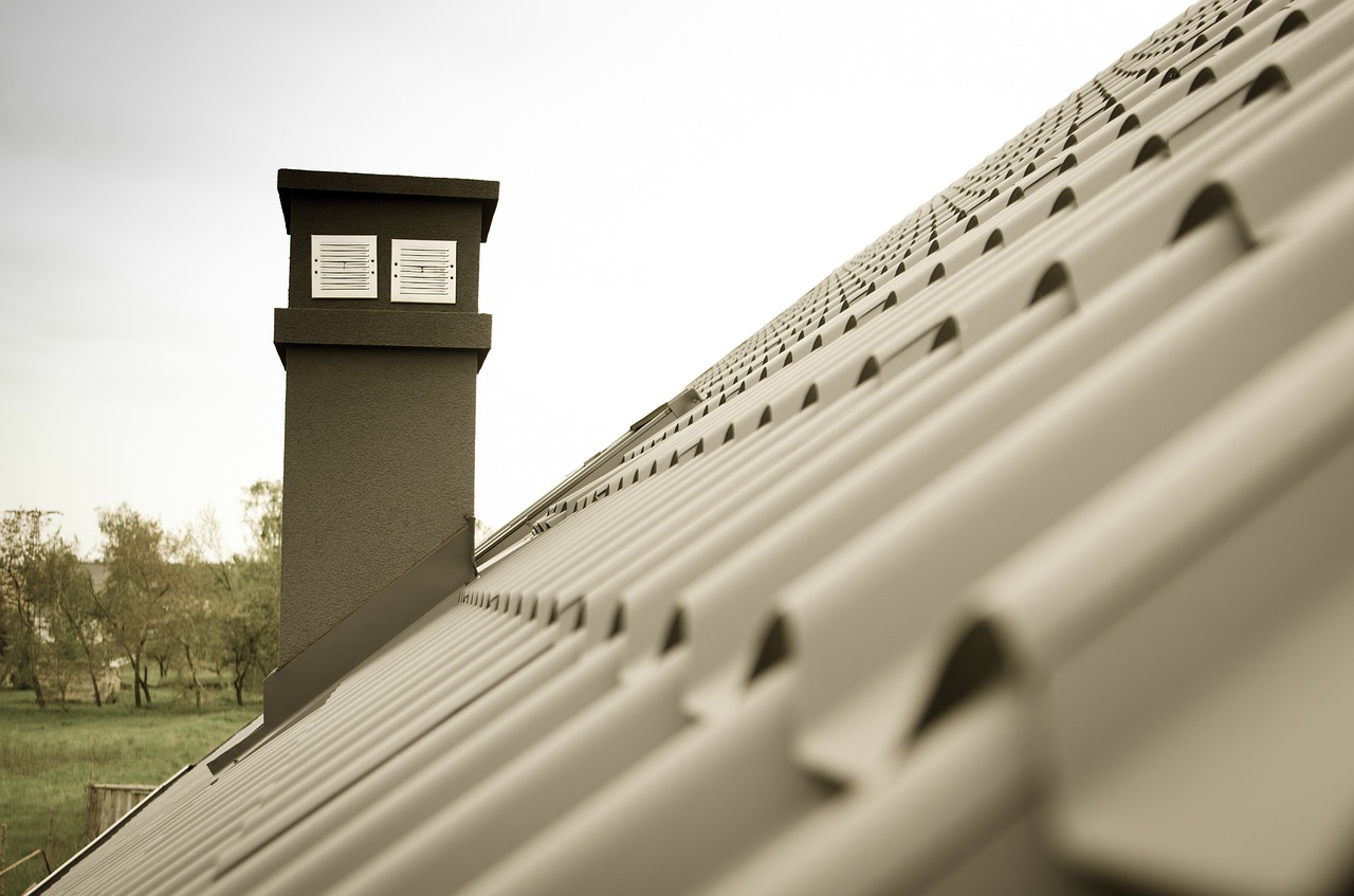 the roof of the tile steel sheet free photo