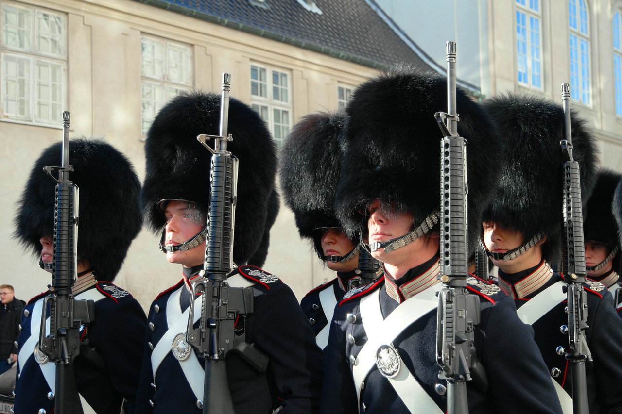 the royal life guards denmark copenhagen free photo