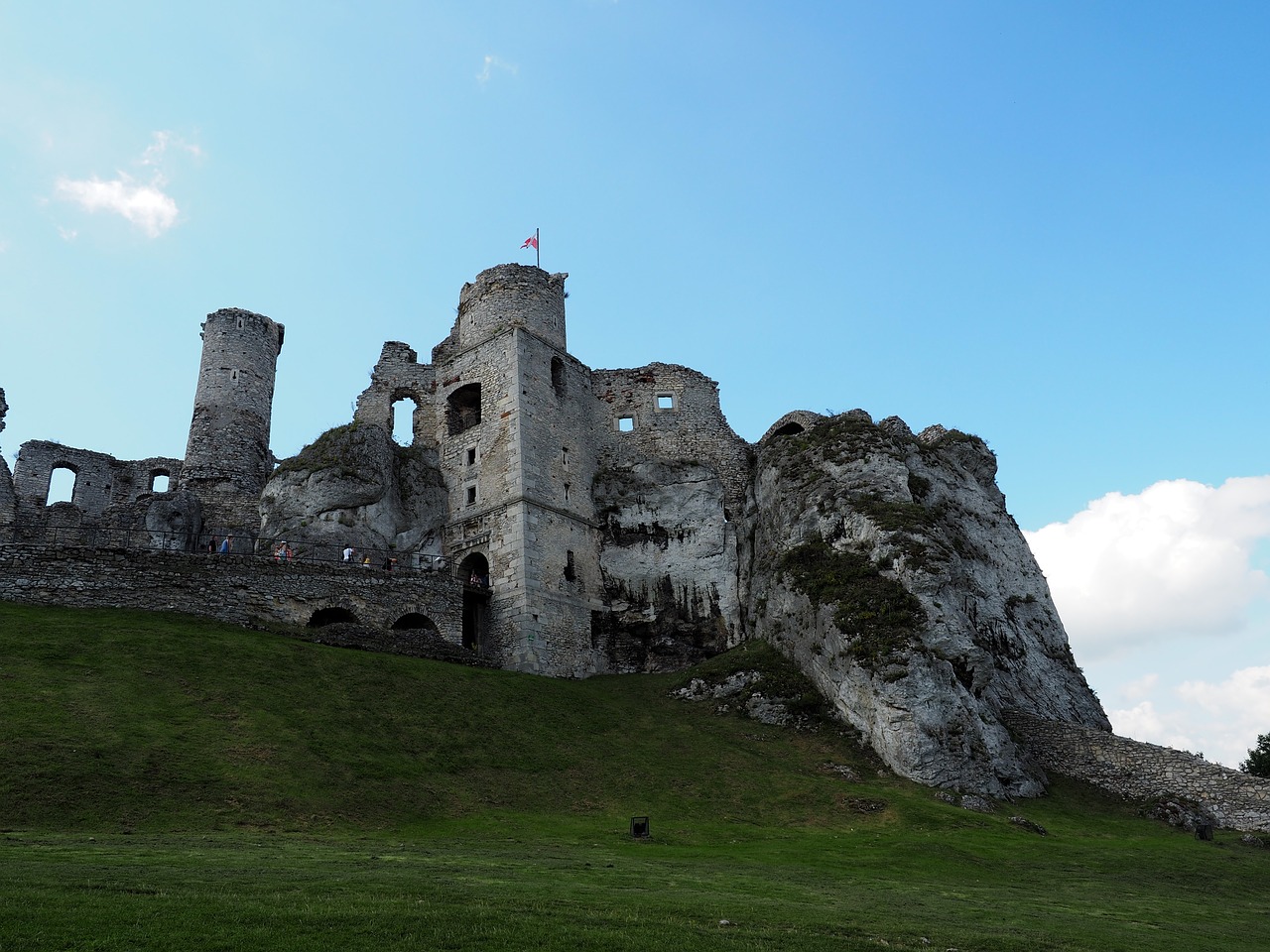 the ruins of the castle poland free photo