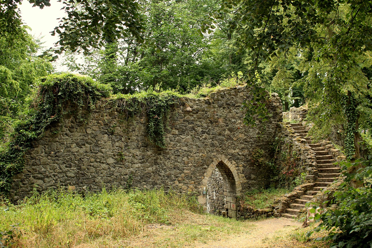 the ruins of the  stone wall  history free photo