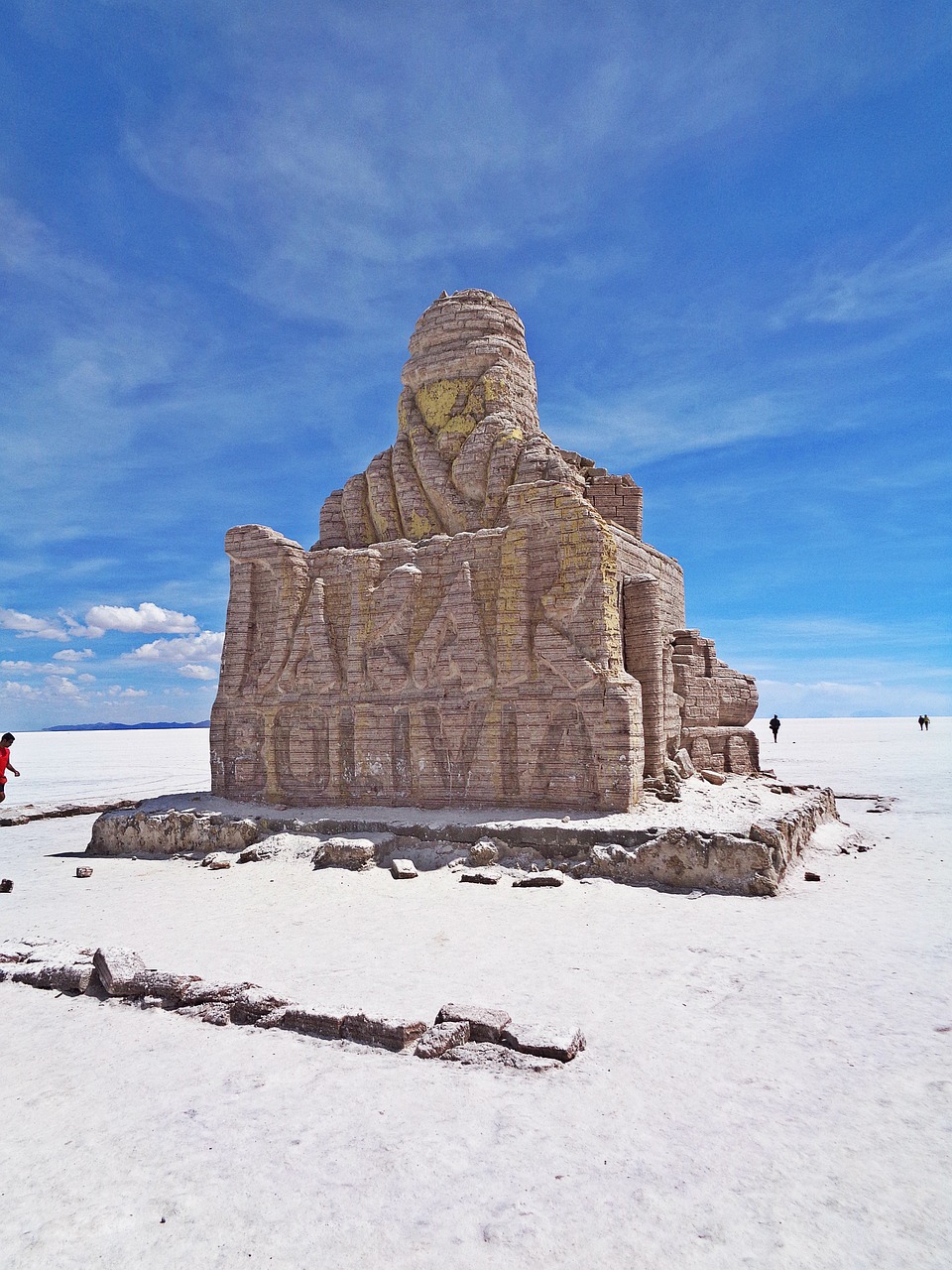 the salar de uyuni the dakar rally bolivia free photo