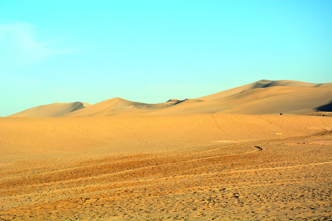 the scenery desert mingsha free photo