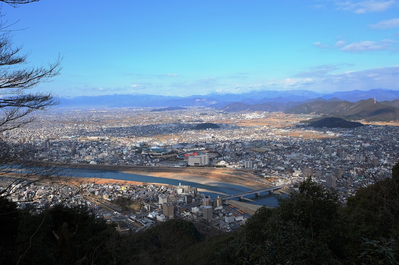 the scenery alpine gifu city free photo