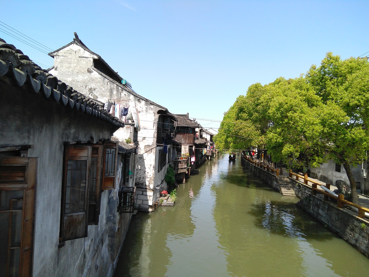 the scenery river the ancient town free photo