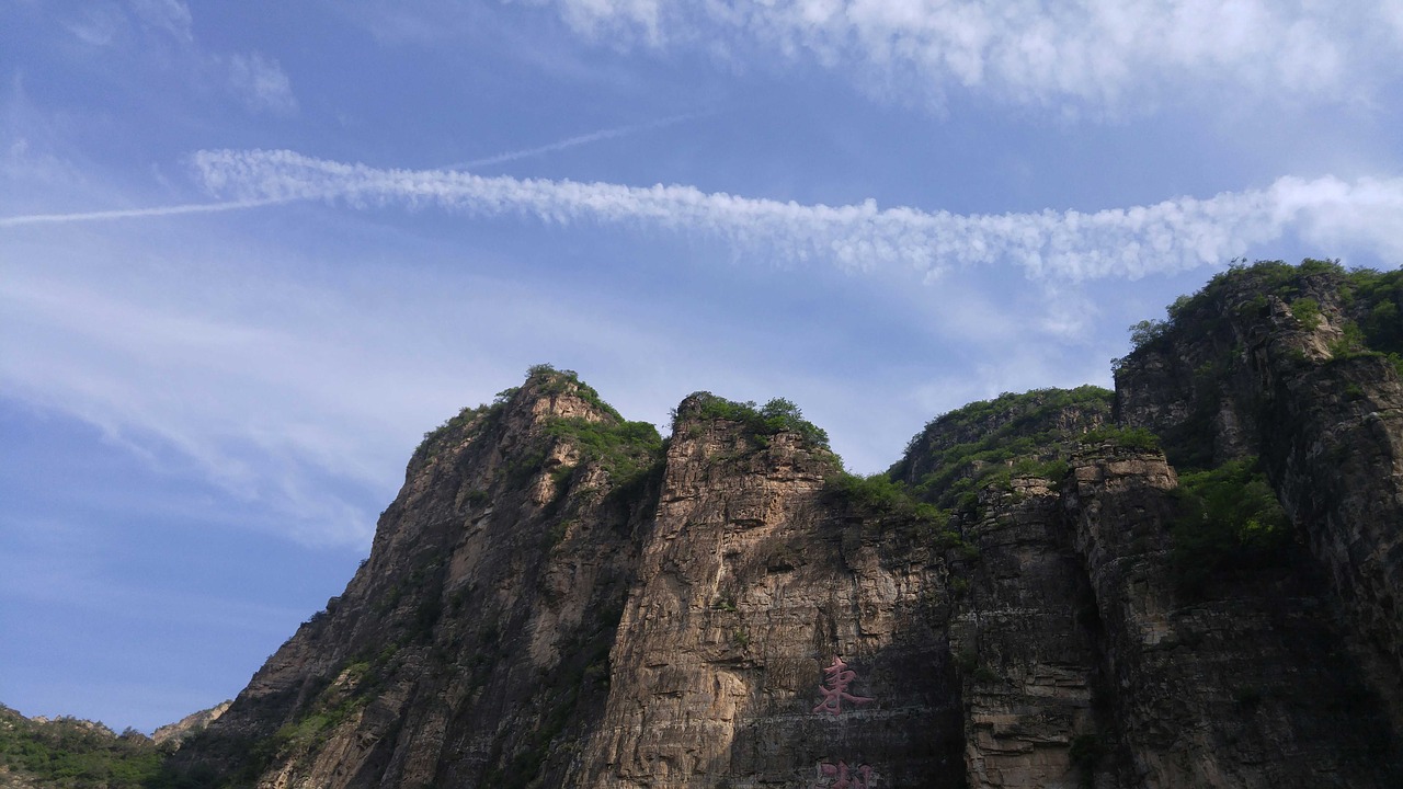 the scenery china blue sky free photo