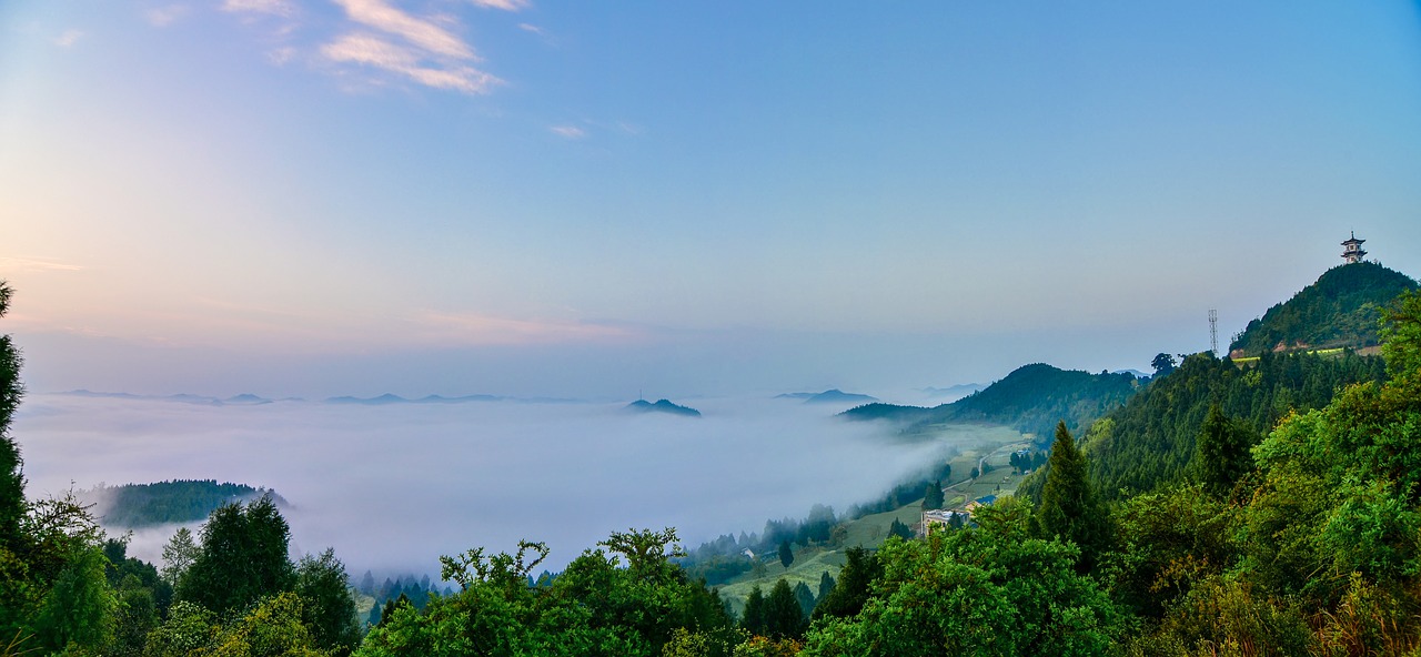 the scenery  clouds  mountain free photo