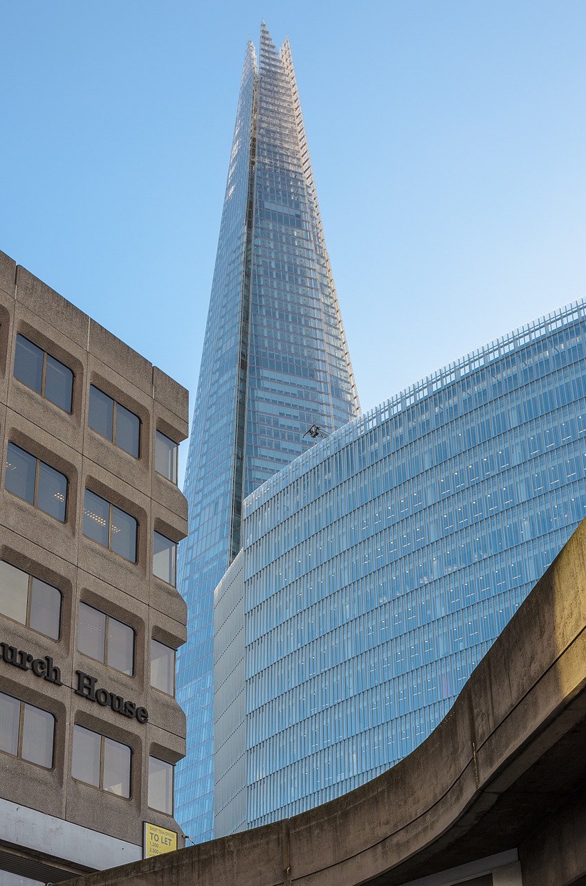 the shard london skyscraper free photo