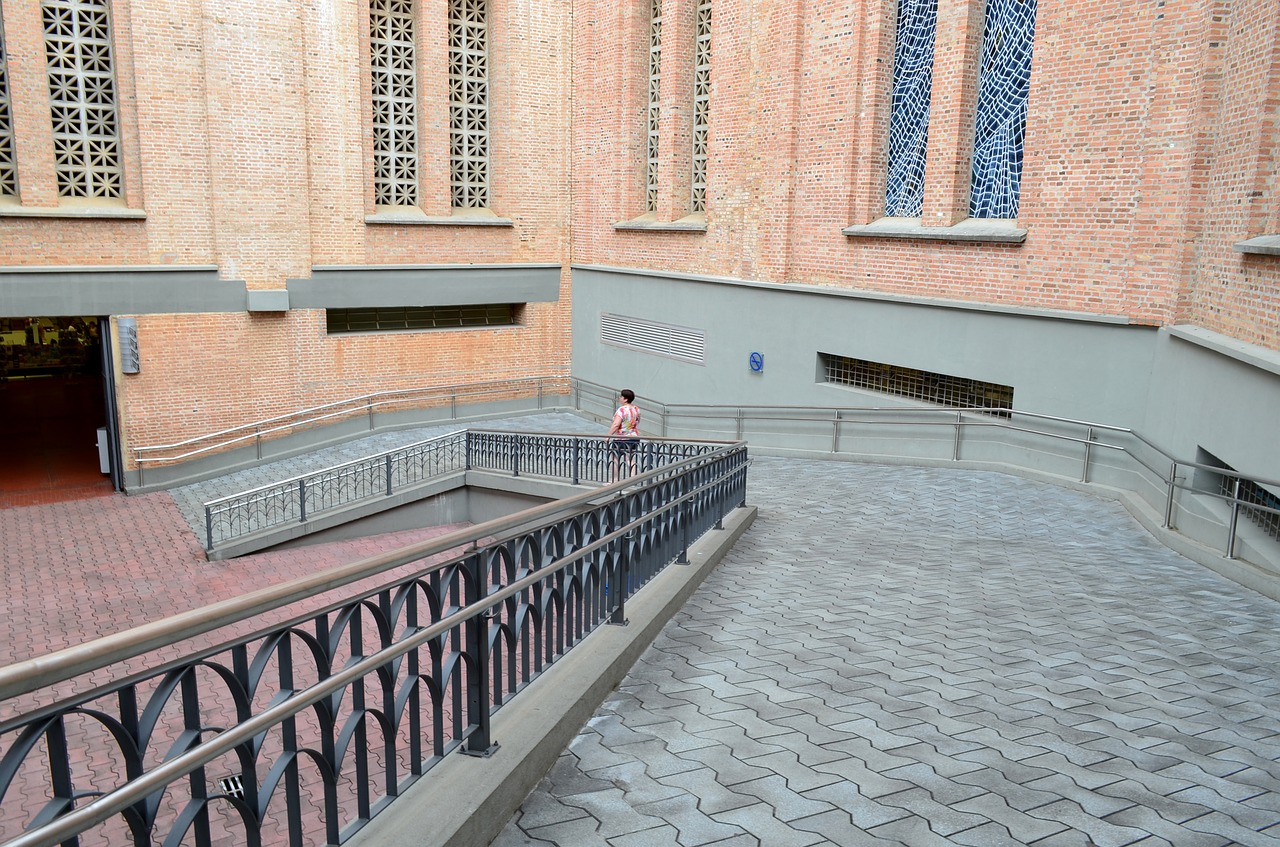 the shrine of aparecida architecture staircase free photo