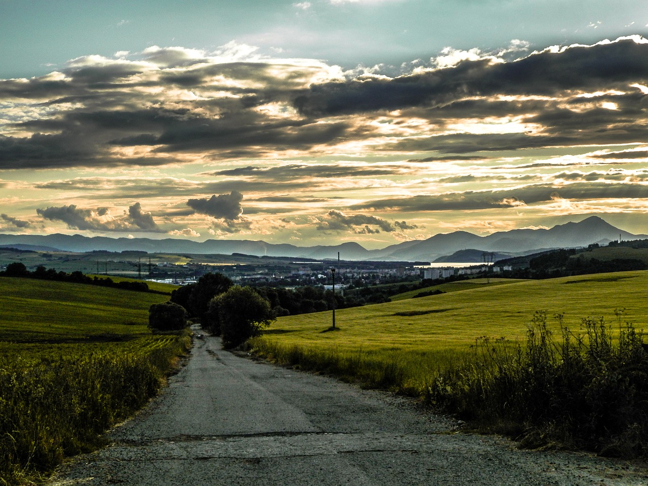 the sky clouds sunset free photo