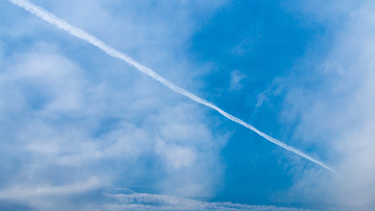 the sky  the clouds  blue free photo