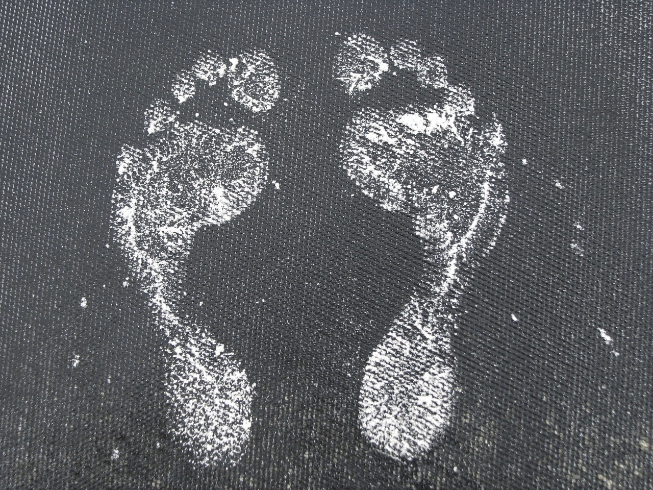 the soles of the feet footprint two free photo