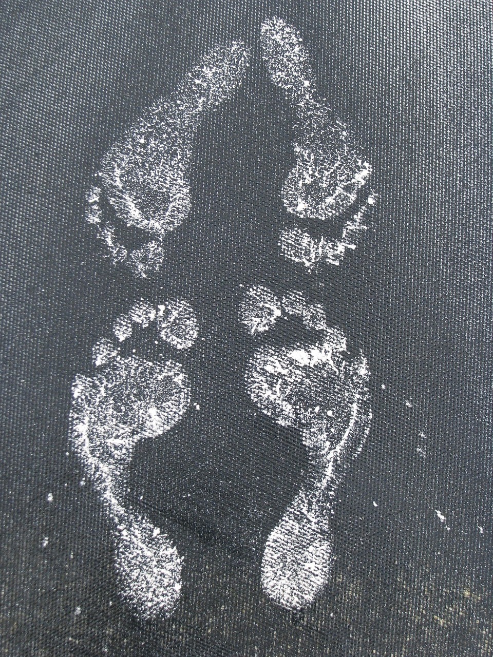 the soles of the feet footprint a couple of free photo