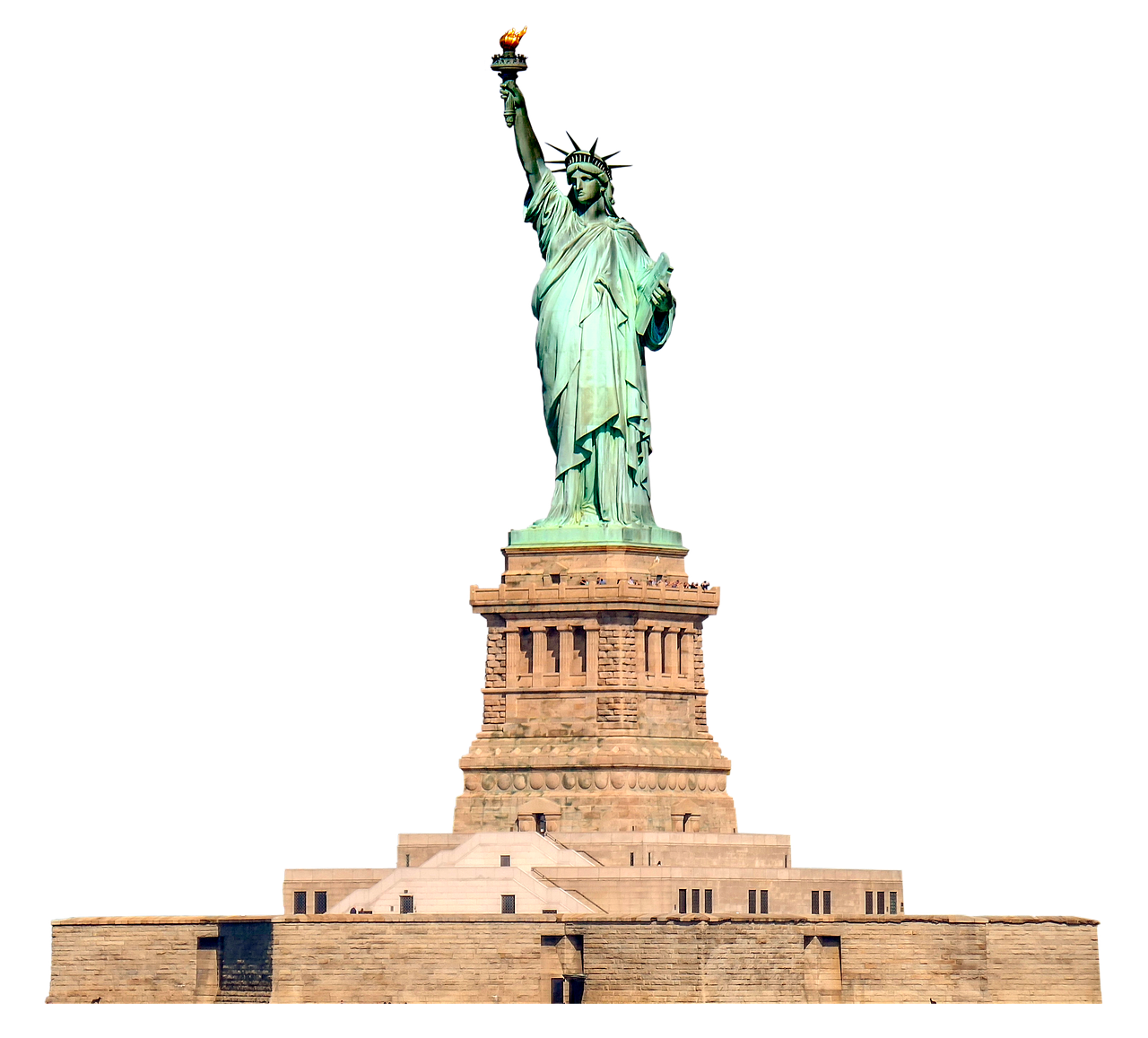 the statue of liberty sculpture new york free photo