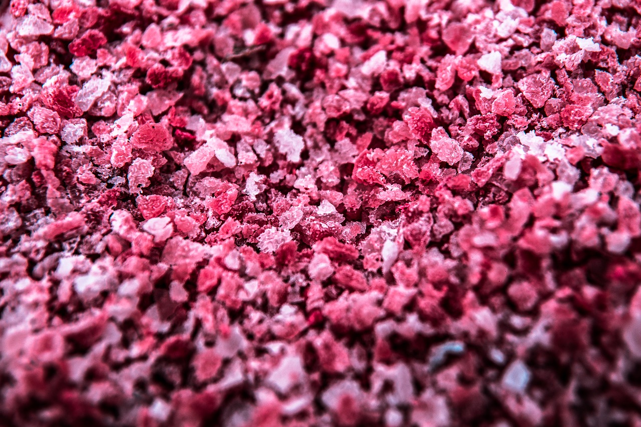 the stones  salt  pink free photo