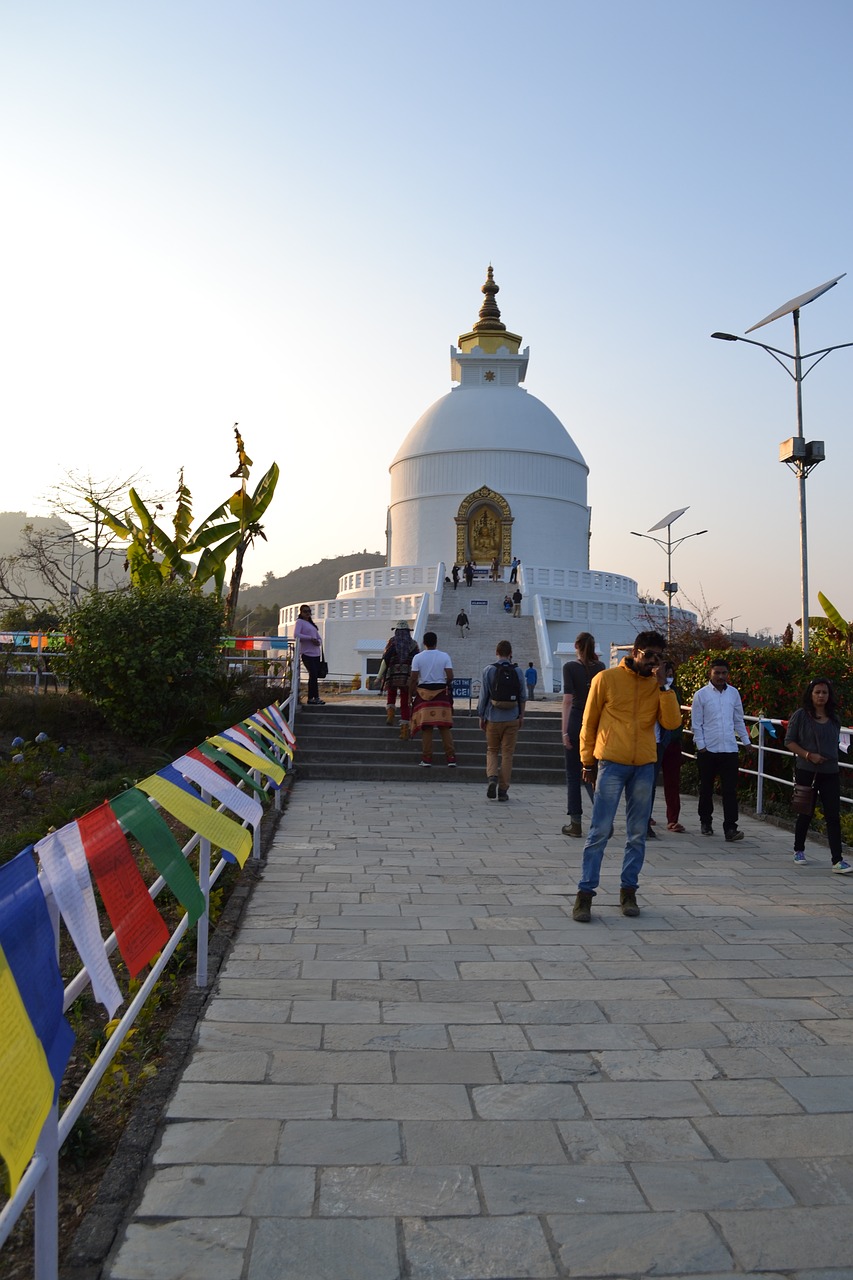 the stupa nepal pokhara free photo