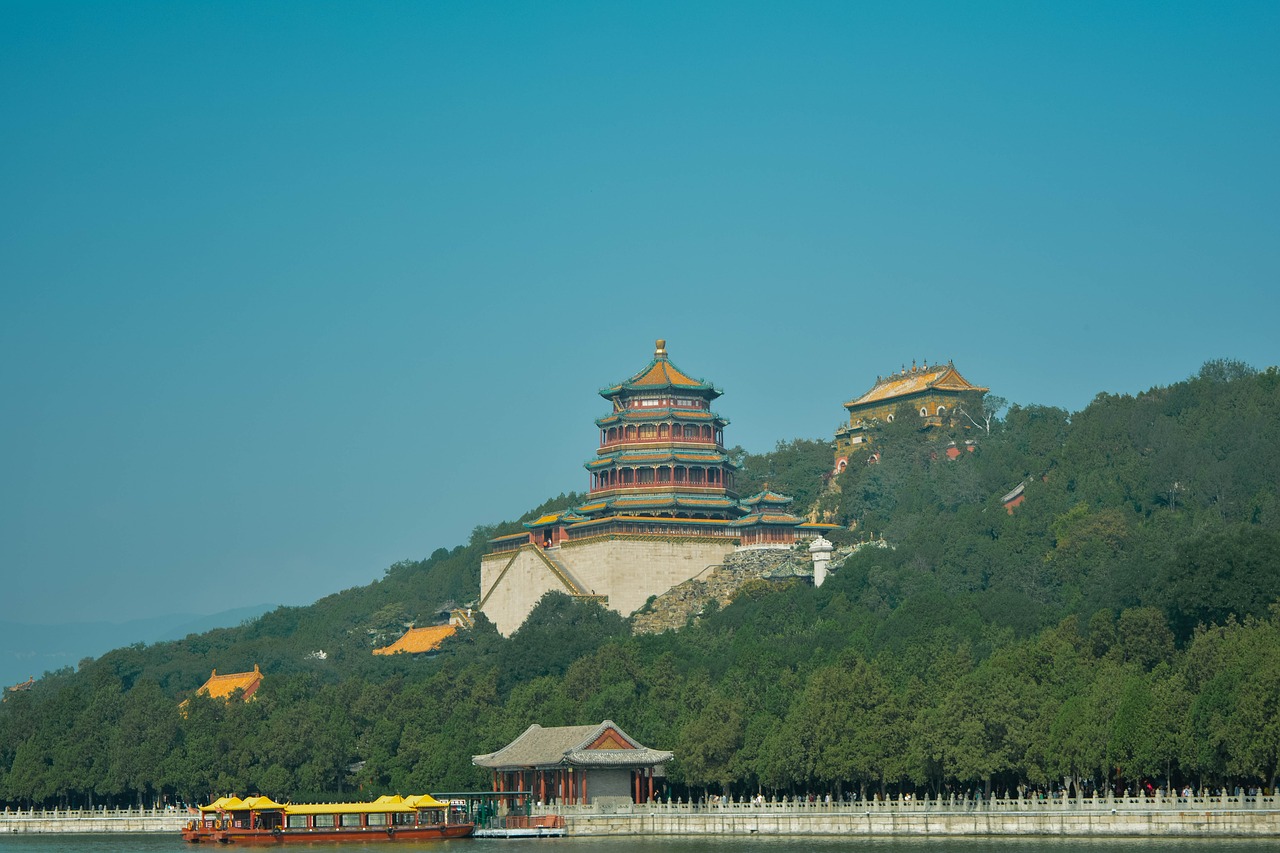 the summer palace longevity hill chinese architecture free photo