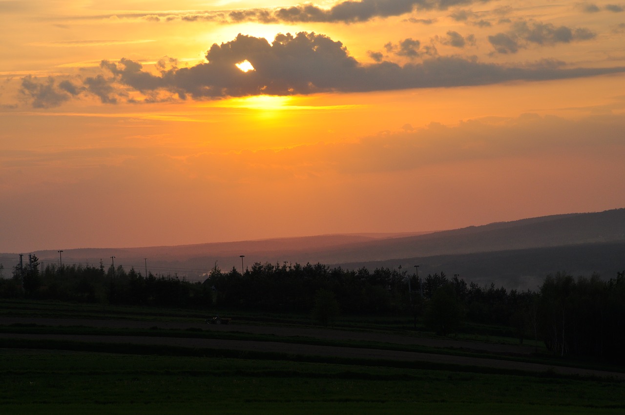 the sun sky clouds free photo