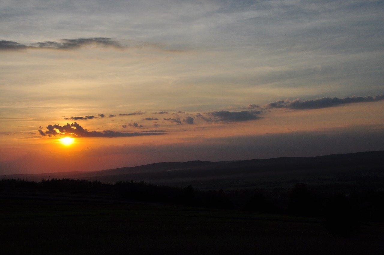 the sun sky clouds free photo