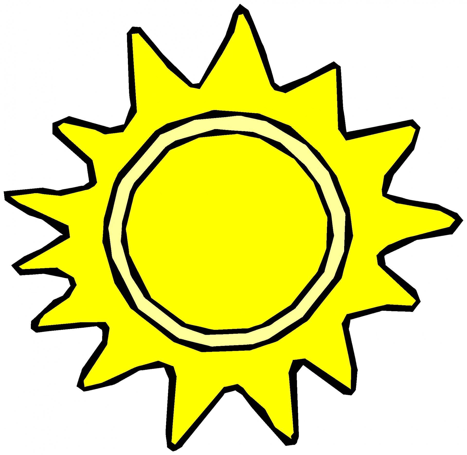 Карточка солнце