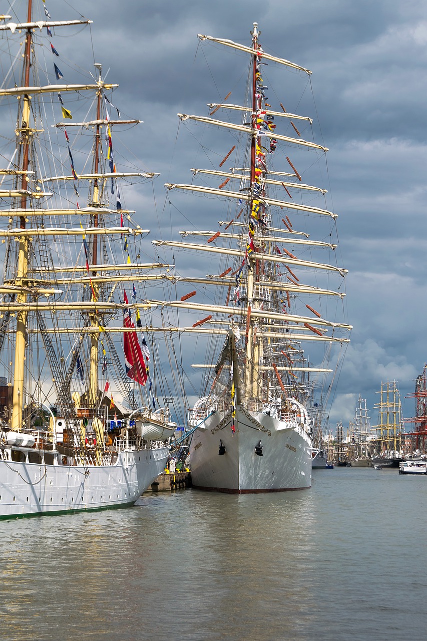 the tall ships races the baltic sea aura river free photo