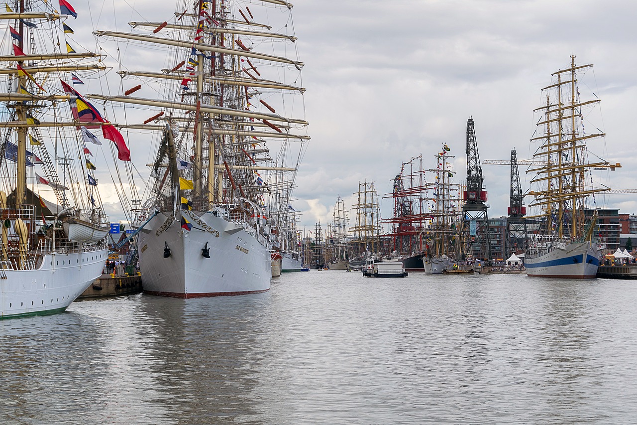 the tall ships races the baltic sea aura river free photo