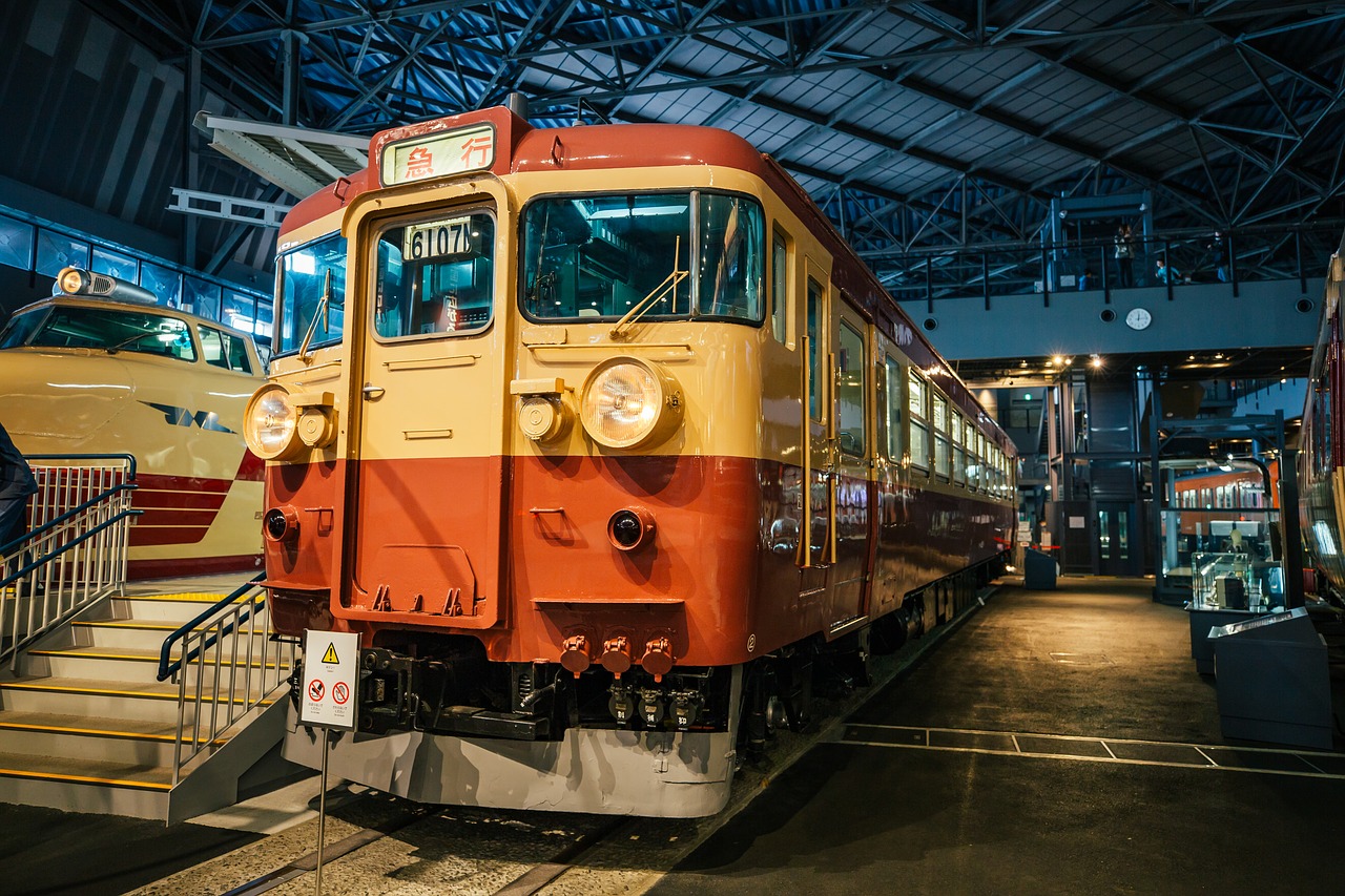 the tokyo railway museum train tram free photo