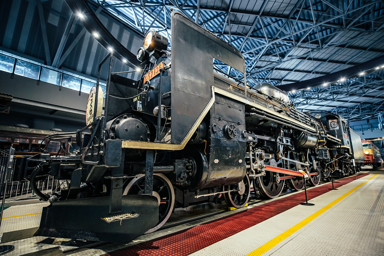 the tokyo railway museum train steam locomotive free photo