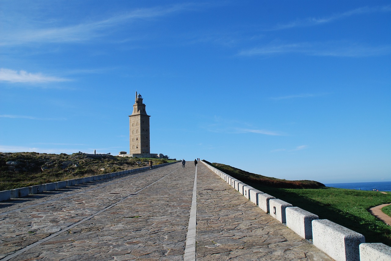 the tower of hercules  la coruña  galicia free photo