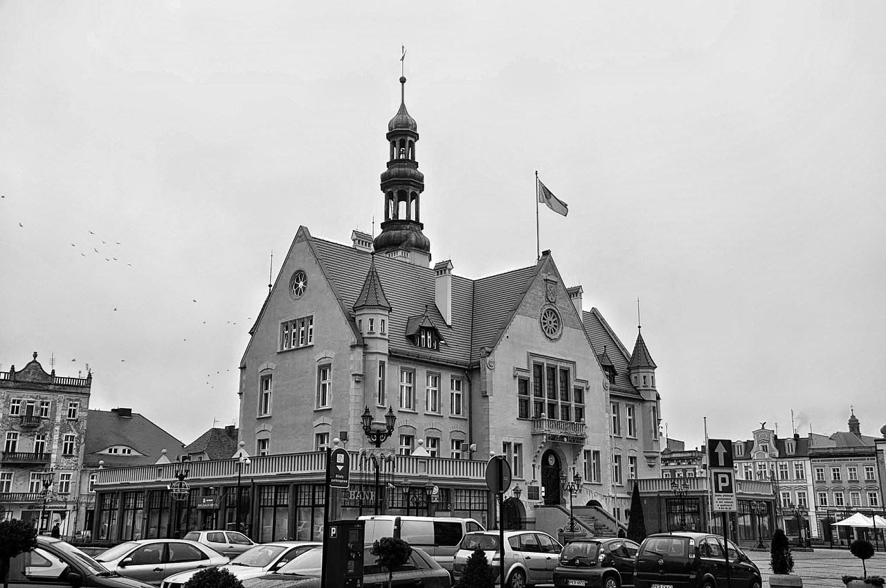 the town hall the market the old town free photo