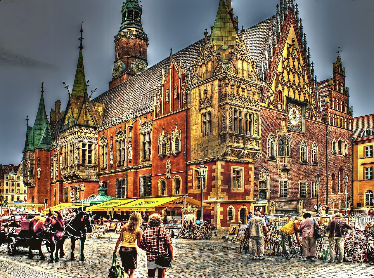 the town hall wrocław town hall free photo
