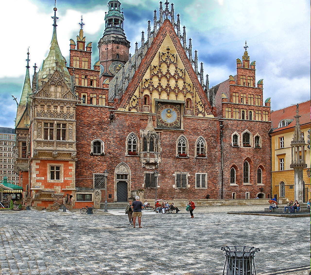 the town hall wrocław building free photo