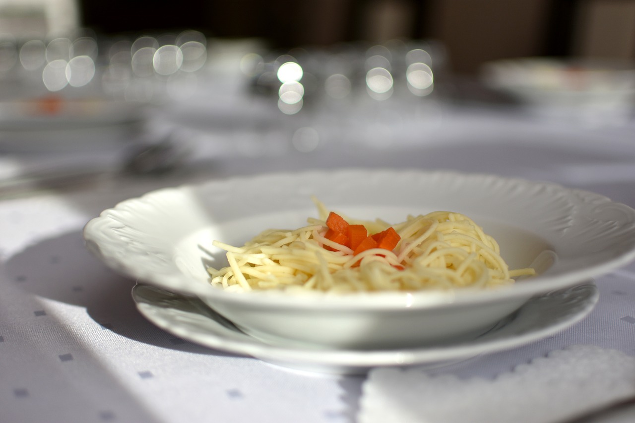 the tradition of pasta soup free photo