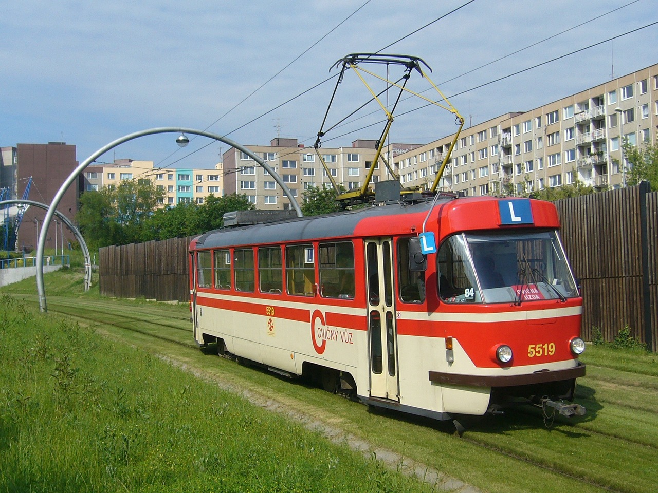 the tram school track free photo