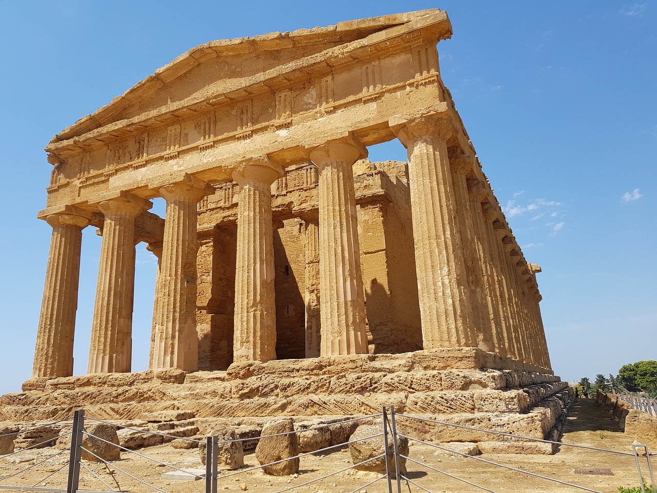 the valley of the temples agrigento landscape free photo