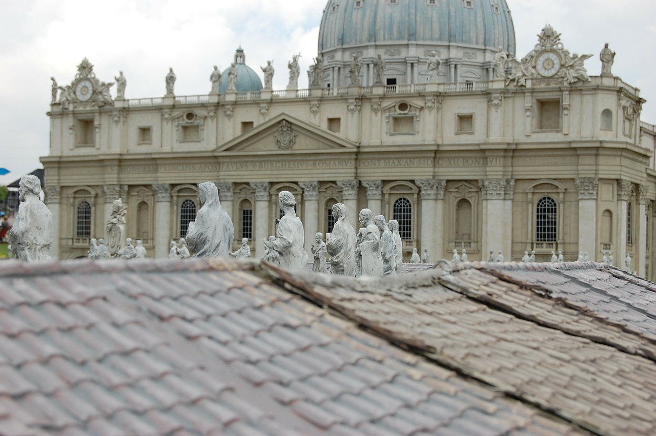the vatican building miniature free photo