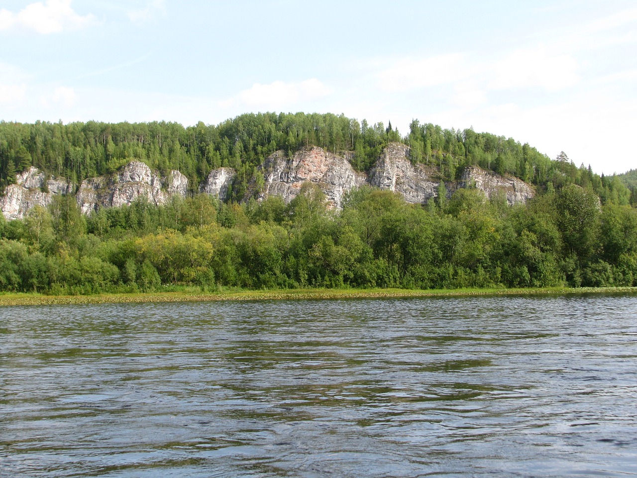 the vishera river perm krai sky free photo