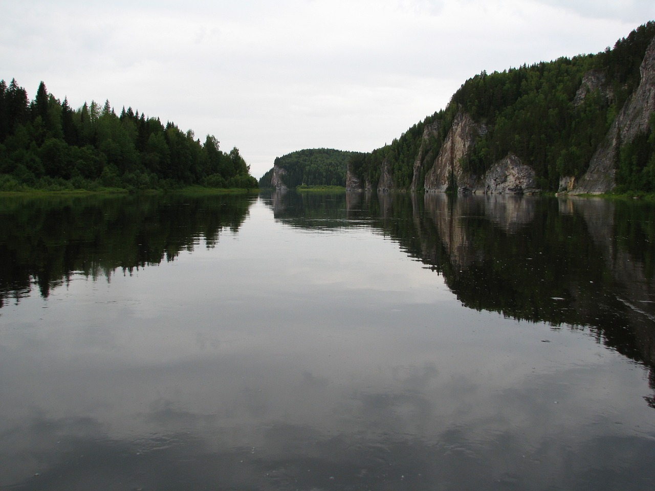 the vishera river perm krai sky free photo