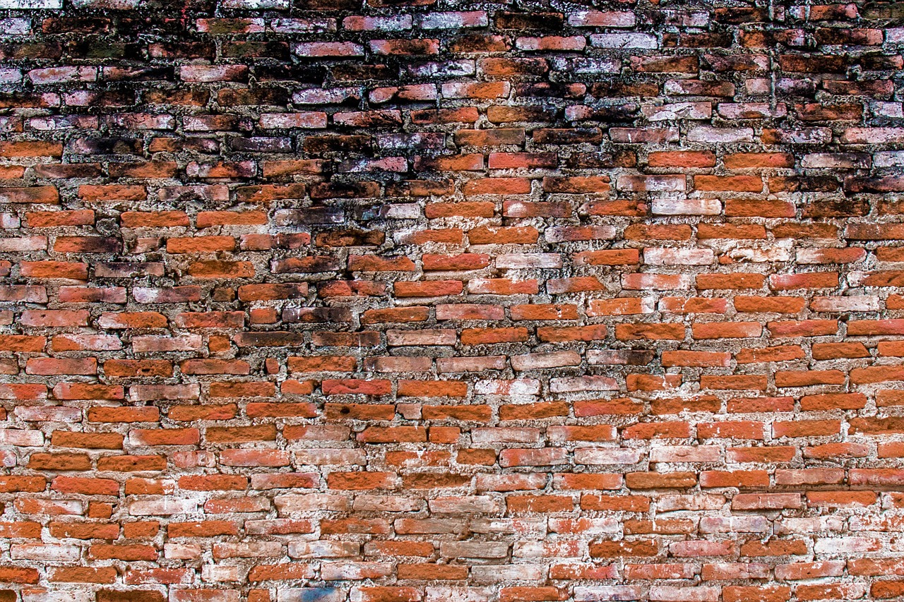 the wall brick red brick free photo