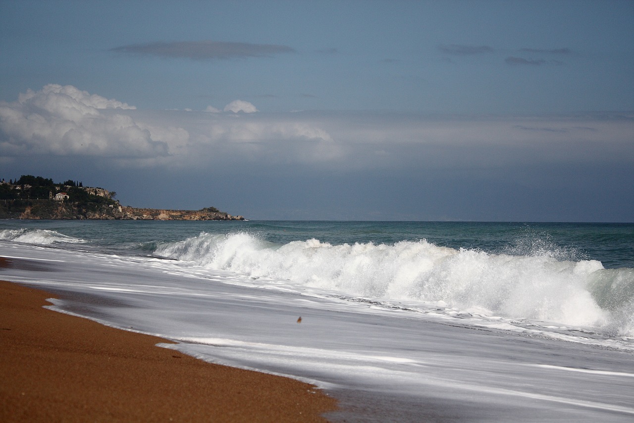 the waves  greece  sea free photo