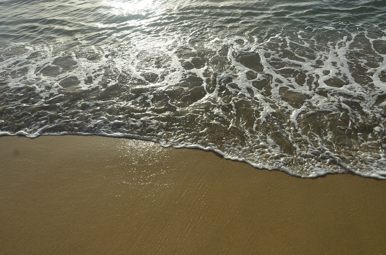 the waves the sea caribbean sea free photo