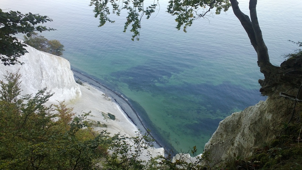 the white cliffs of møn chalk liselund free photo