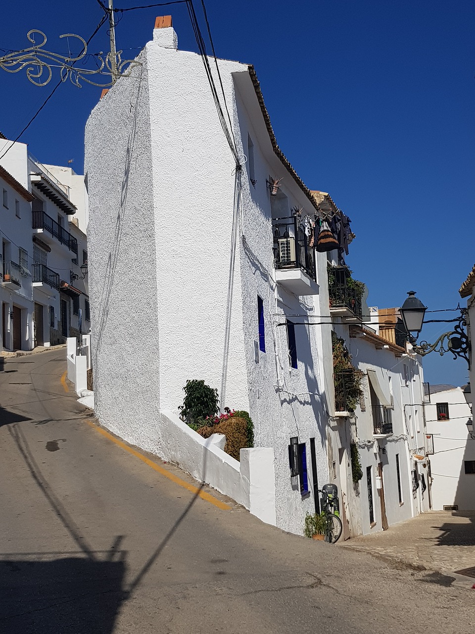 the white village of altea houses spain free photo