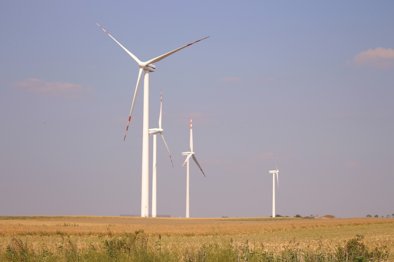 the windmills darłowo energy free photo
