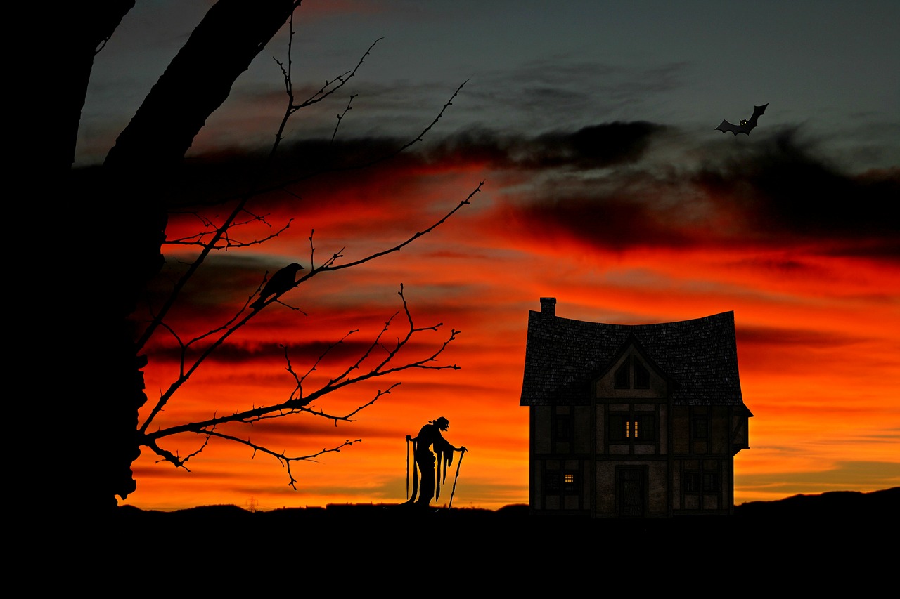 the witch witch's house halloween free photo