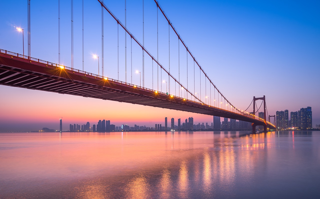 the yangtze river night view free pictures free photo